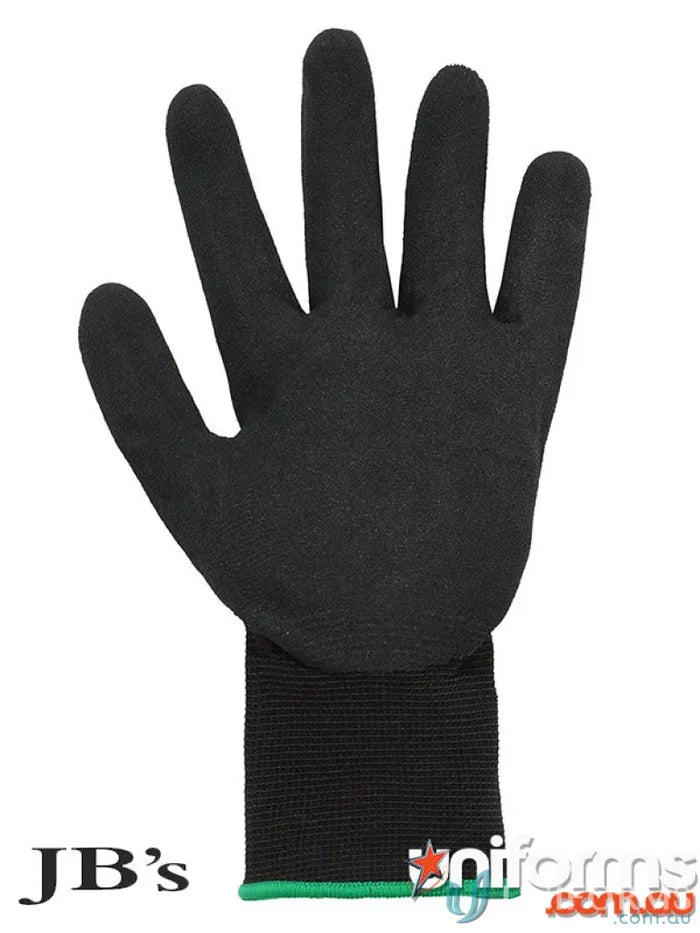 JBs 8R001 12pk. Black Nitrile Glove in Black