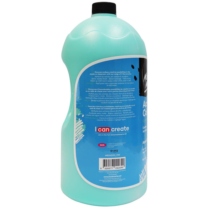 Acrylic Colour Paint Signature 2L (67.6 US fl.oz) Bottle – Aqua Green