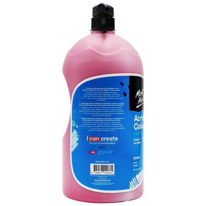 Acrylic Colour Paint Signature 2L (67.6 US fl.oz) Bottle – Cerise