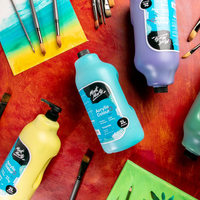 Acrylic Colour Paint Signature 2L (67.6 US fl.oz) Bottle – Turquoise