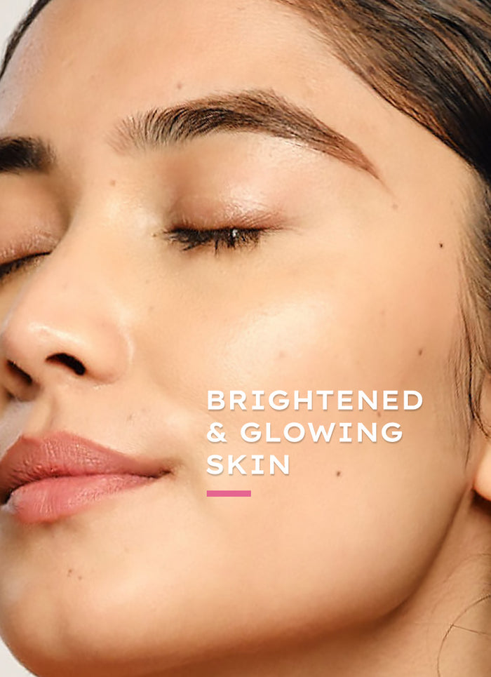 Hyphen Advanced Glow Essentials - clinical results chart and benefit claims