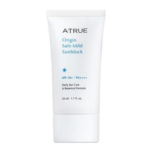 Atrue Origin Safe Mild Sunblock SPF50+ PA++++ 50g - Komiko Beauty