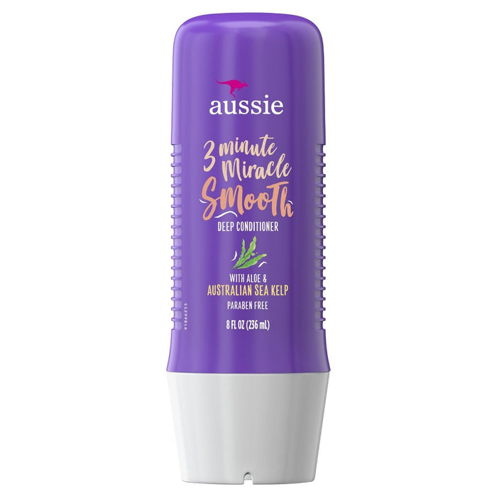 AUSSIE 3MINUTE MIRACLE SMOOTH Deep Conditioner ديب كوندشنر الالوفيرا المعجزة للشعر