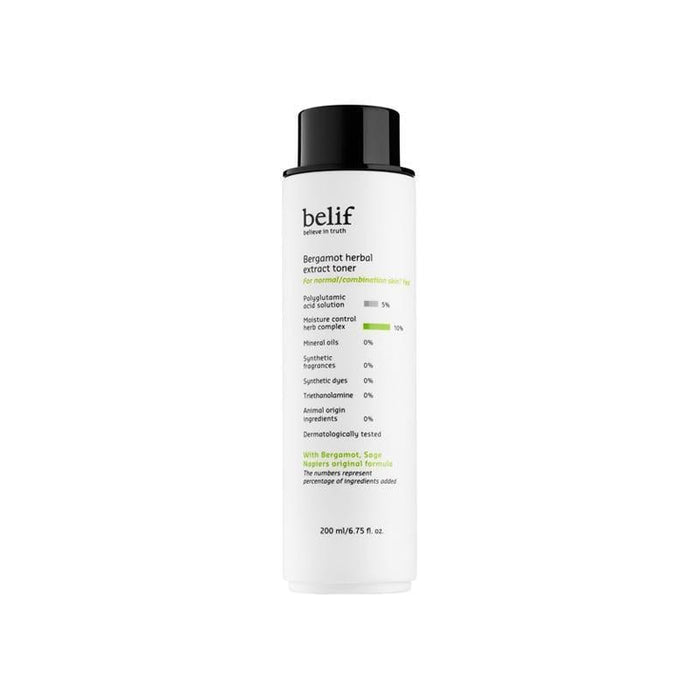 Belif Bergamot herbal extract toner 200 ml - Komiko Beauty
