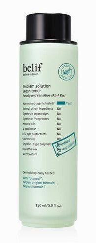 Belif Problem solution vegan toner 150ml - Komiko Beauty