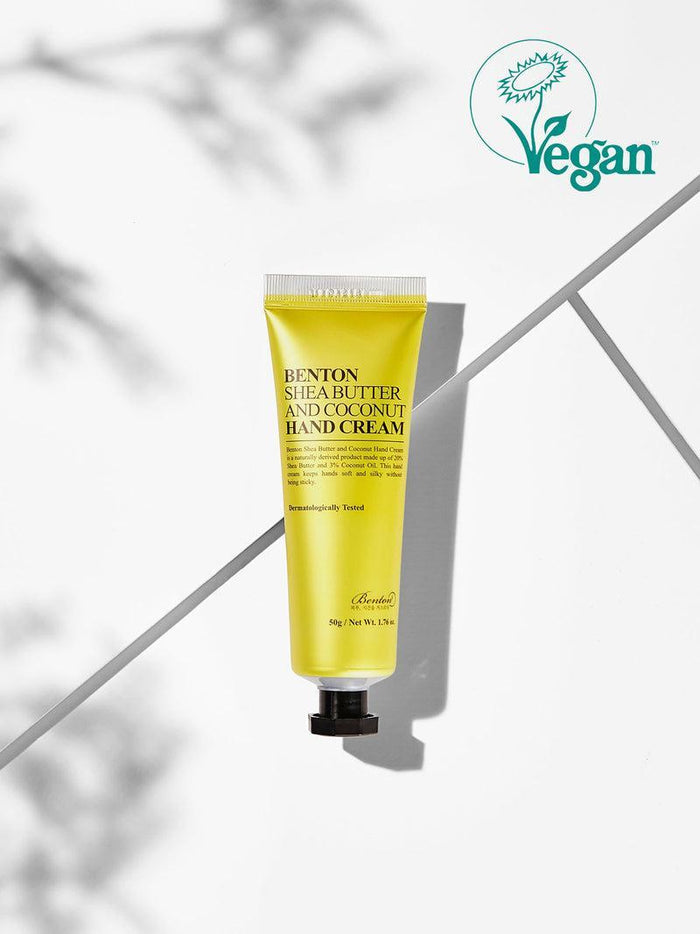 Benton SHEA BUTTER AND COCONUT HAND CREAM 50g - Komiko Beauty