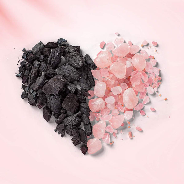 BIORE Rose Quartz + Charcoal Gentle Pore Refining Scrub مقشر البشرة بالفحم والكريستال