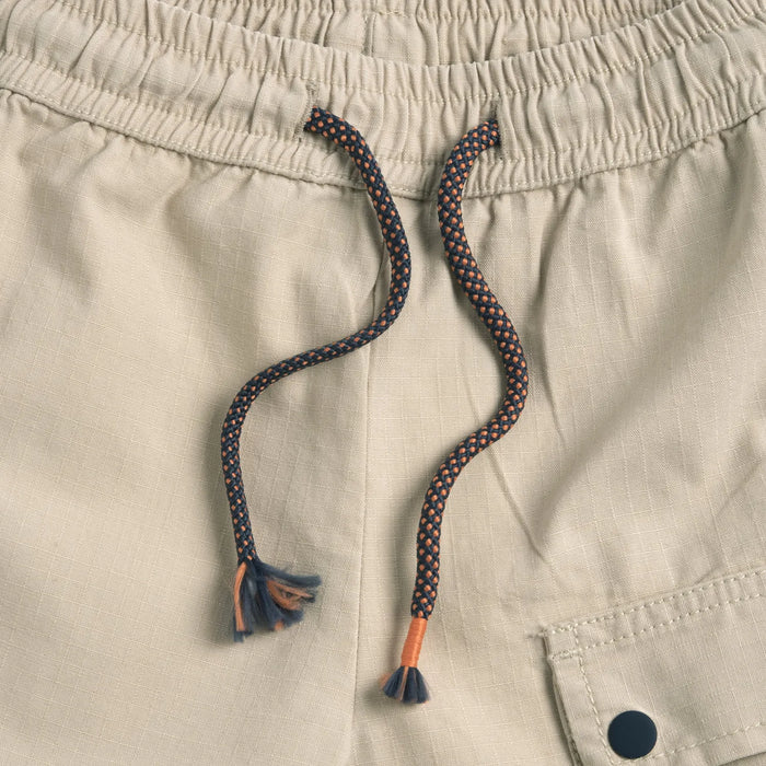 Boys Beige Solid Shorts