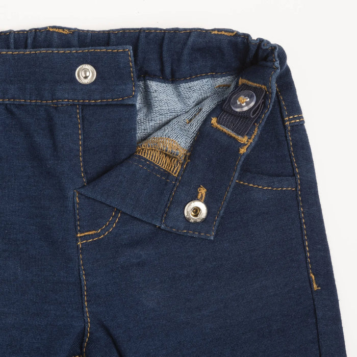 Boys Blue Solid Denim Jeans