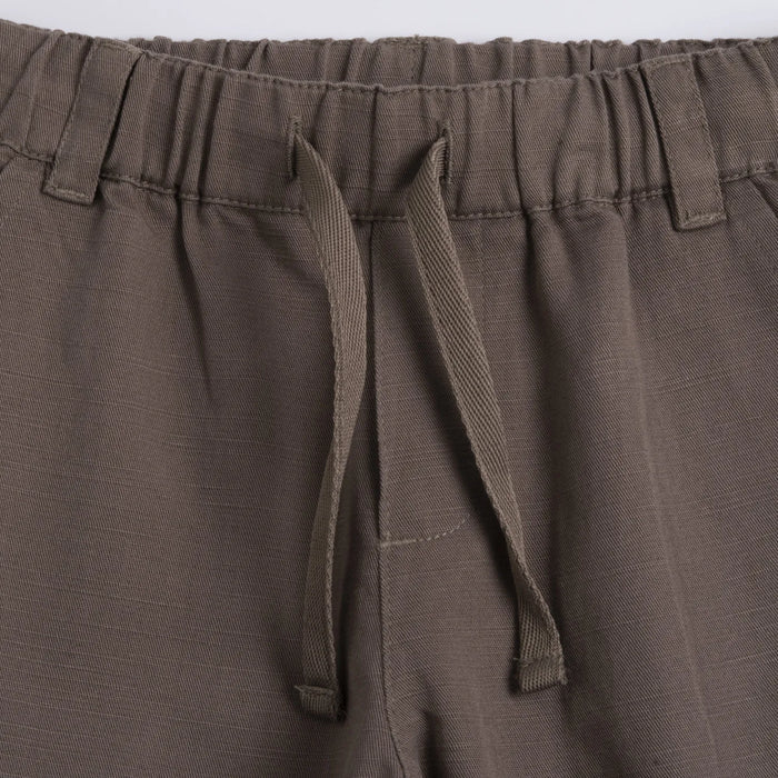 Boys Light Brown Solid Trouser