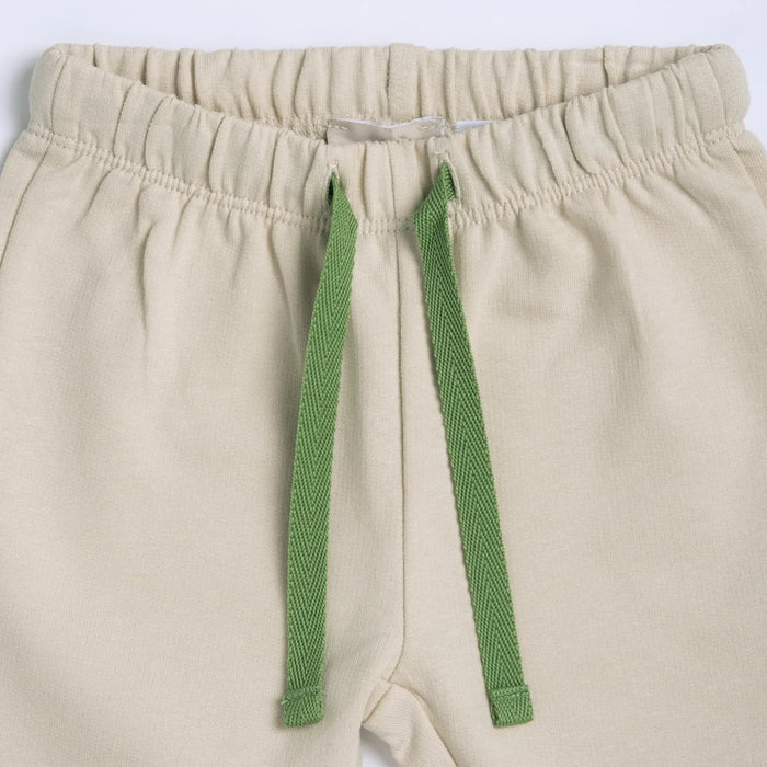 Boys Light Natural Embellished Joggers