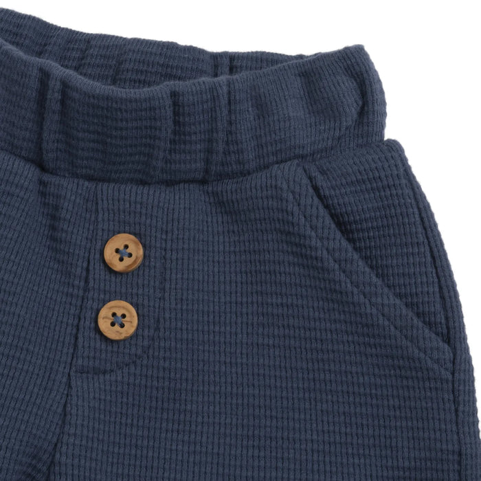 Boys Medium Blue Solid Shorts