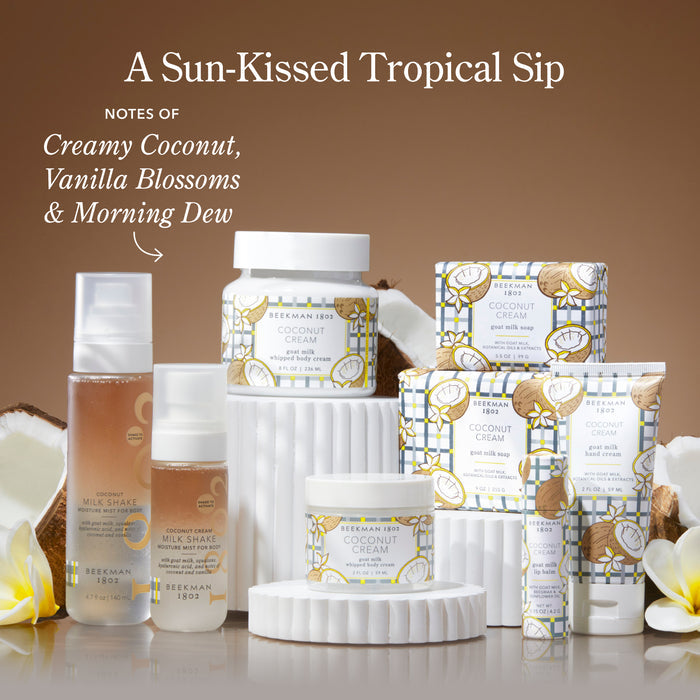 Coconut Cream Face Wipes Set of 4