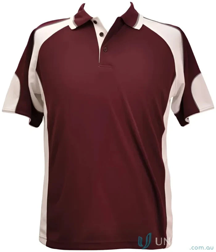 Maroon/White / XS