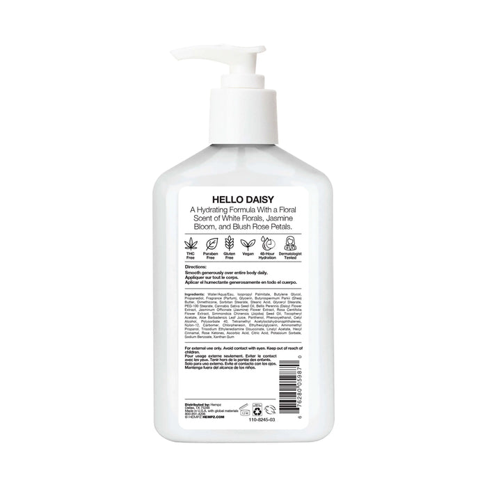 Hempz Daisy Body Moisturizer, Back