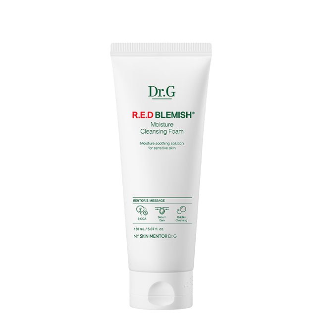 Dr.G Red Blemish Moisture Cleansing Foam 150ml - Komiko Beauty