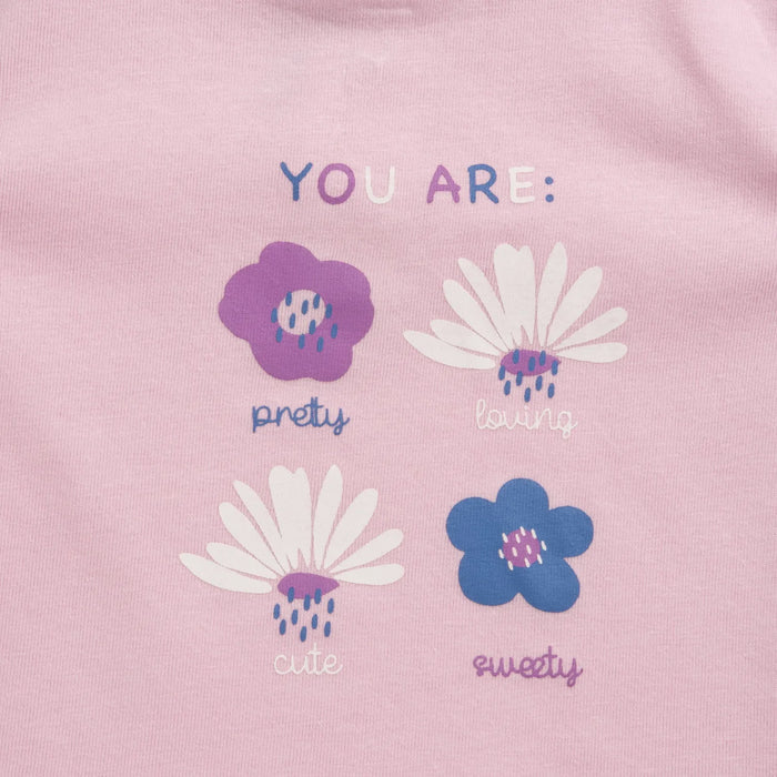 Girls Printed Cotton T-shirt