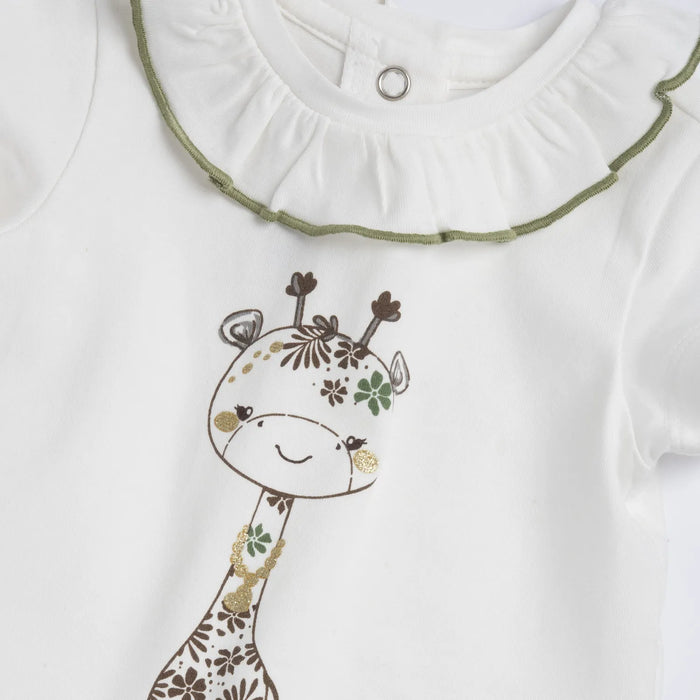 Girls Printed Knitted T-shirt