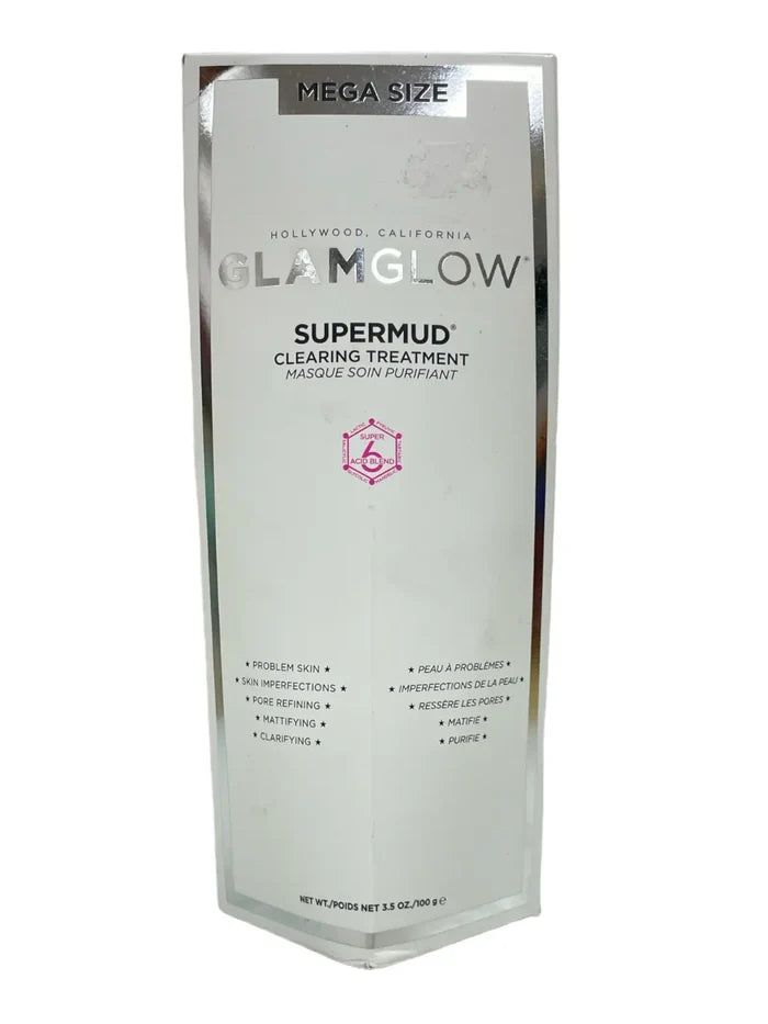 GLAMGLOW Supermud Clearing treatment Masque ماسك كلام كلو الابيض