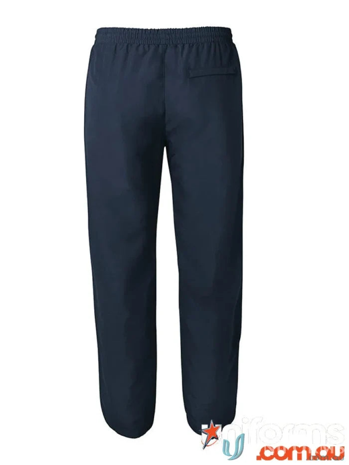 Navy blue JBs Podium Adults warm-up zip pant for maximum comfort and style