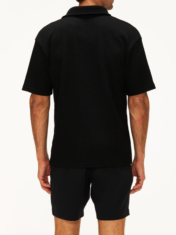 Krost Eco Rib Knit Short Sleeve Polo