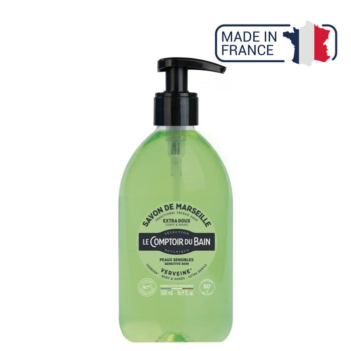 Liquid Marseille soap Verbena - 500ml - Le Comptoir du Bain - My Podologie