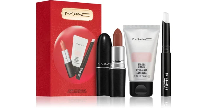 MAC cheers to mocha kit مجموعة الشفاه والبشرة المكياج الاعلى مبيعا لدى ماك