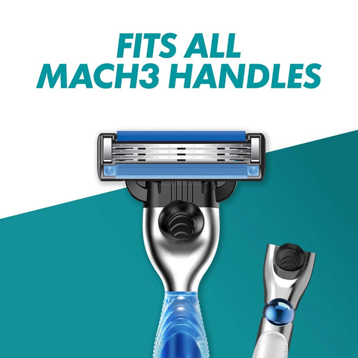GILLETTE Mach3+ Fresh Razor 1s + Cartridge Refill 1s | Isetan KL Online Store