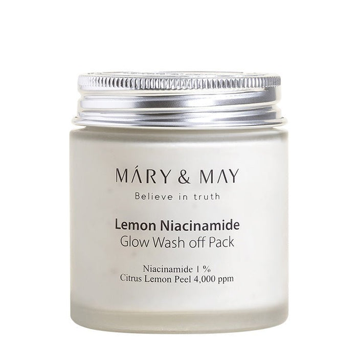 Mary&May Lemon Niacinamide Glow Wash Off Pack 125g - Komiko Beauty