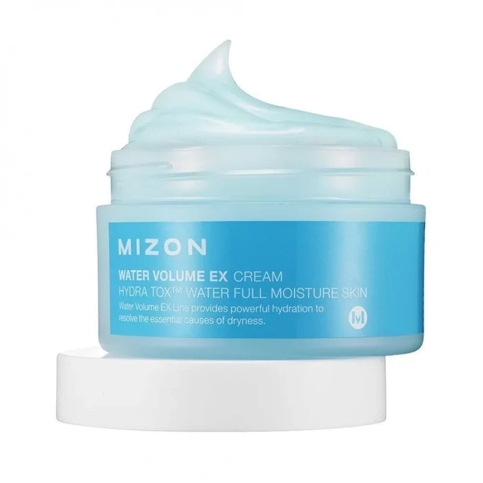 MIZON Water Volume Ex Cream Hydrating Moisturizing مرطب البشرة المائي بالهايلرونك اسد