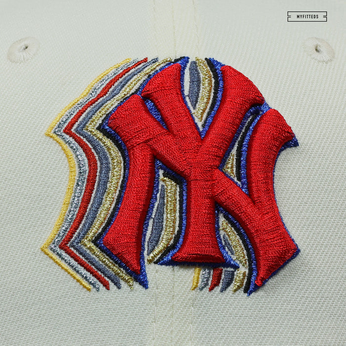 NEW YORK YANKEES 1977 ASG AND 1977 WS "NYC MARATHON INSPIRED" NEW ERA FITTED CAP