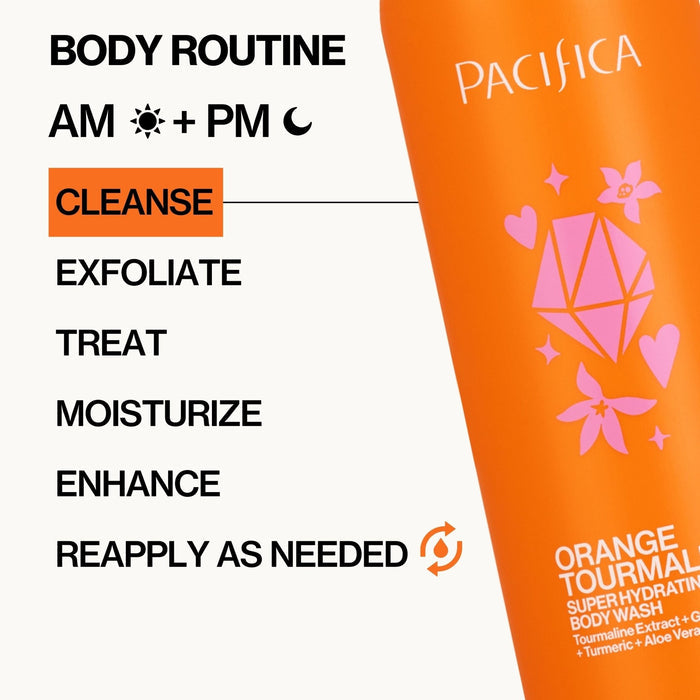 Orange Tourmaline Super Hydrating Body Wash - Pacifica