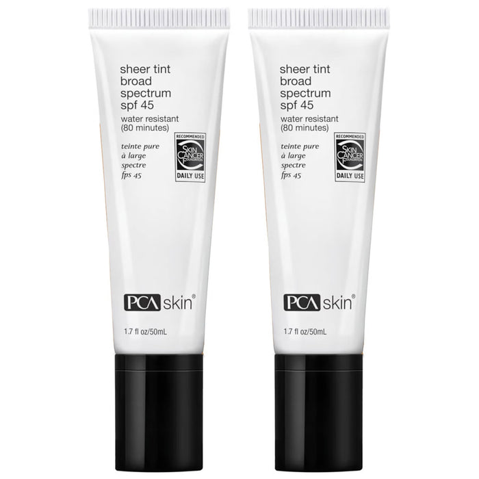 PCA Skin Sheer Tint SPF Duo ($112 Value)