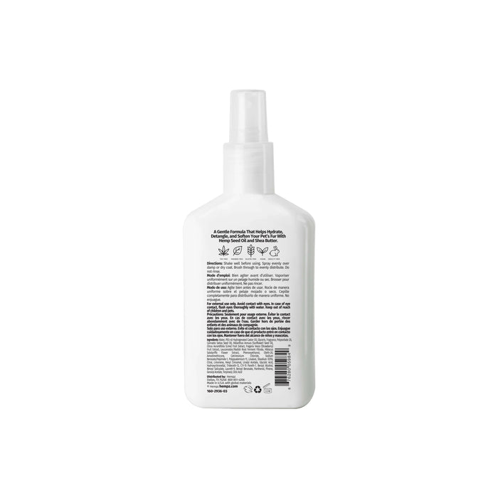 Petz Strawberry Limeade & Hibiscus Tea Detangling Spray to Condition + Soften, Rear