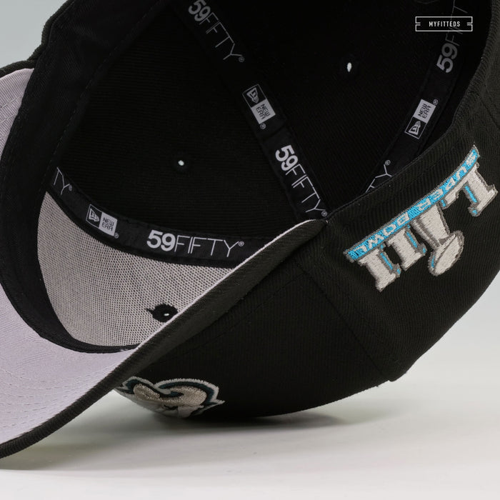 PHILADELPHIA EAGLES NFL SUPER BOWL LII SIDE PATCH NEW ERA FITTED HAT