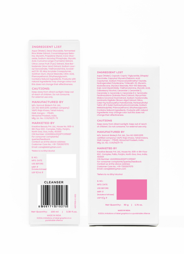 Hyphen PM Glow Essentials - how to use directions and skincare routine fit