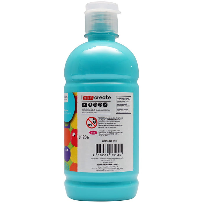 Poster Paint 500ml (16.91 US fl.oz) - Turquoise