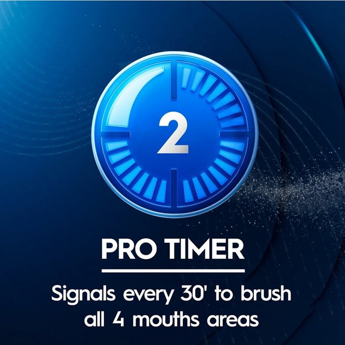 ORAL-B Pro 500 Deep Clean Blue Electric Toothbrush 1s | Isetan KL Online Store