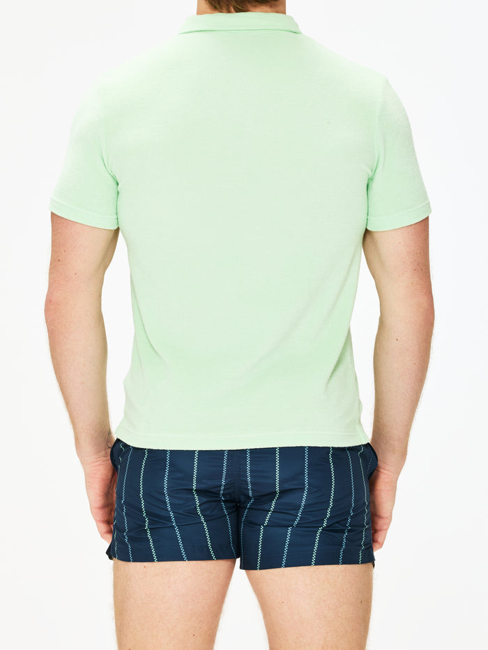 Ron Dorff Terry Polo with Pique Collar