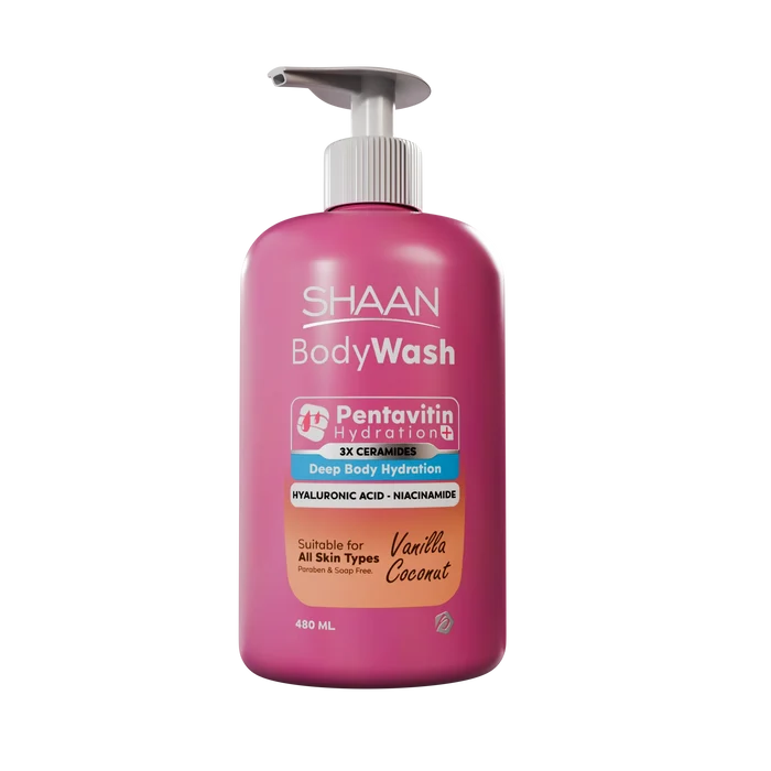 Shaan Body Wash Vanilla Coconut 480 Ml