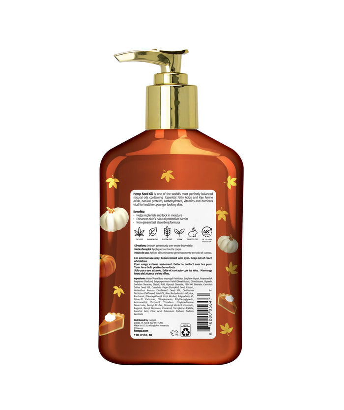 Spiced Pumpkin Pie Body Moisturizer (8.5oz) Hempz