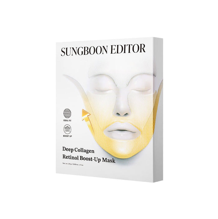 SUNGBOON EDITOR Deep Collagen Retinol Tension Boost Up Mask Set 4pcs - Komiko Beauty