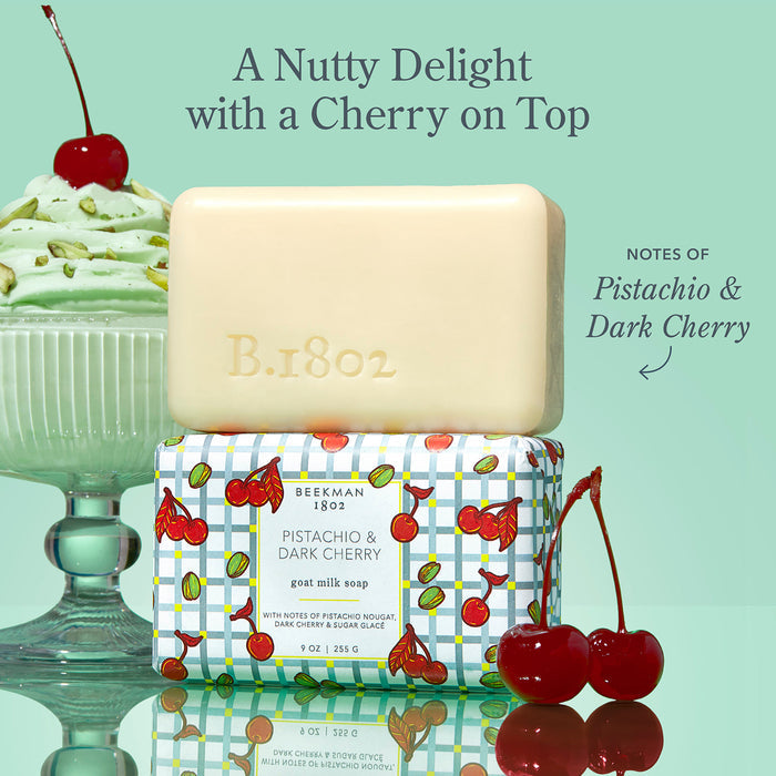 Sweet Treats Pistachio & Dark Cherry Bodycare Trio