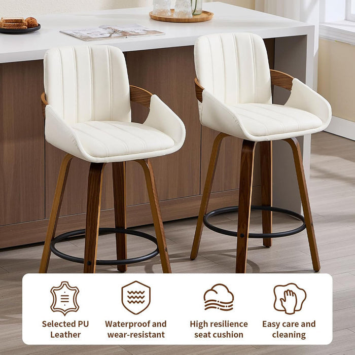 Swivel bar and counter stool (Set of 2)