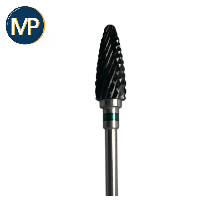 Tungsten carbide cutter - Cross toothed - Ovoid shape - Coarse grain