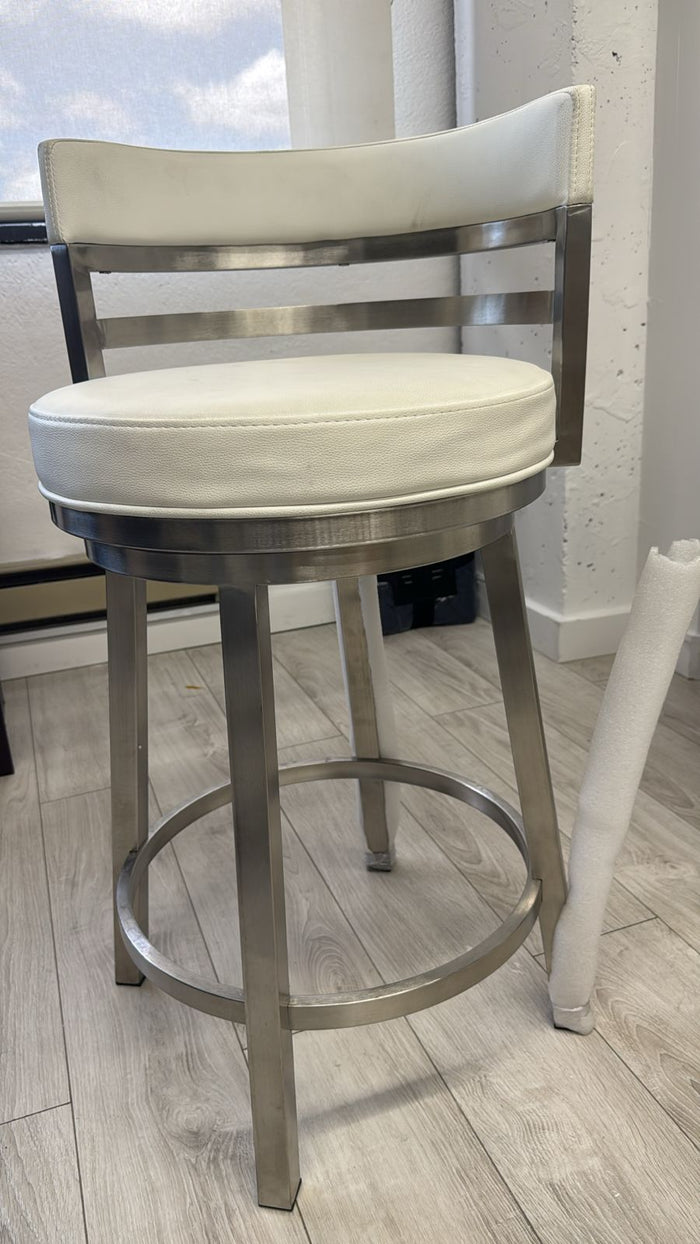 White Seat Bar Stool