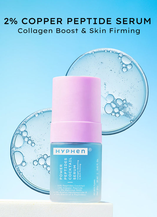 Hyphen 10% Peptide with 2% Copper Peptide Face Serum - front pack shot