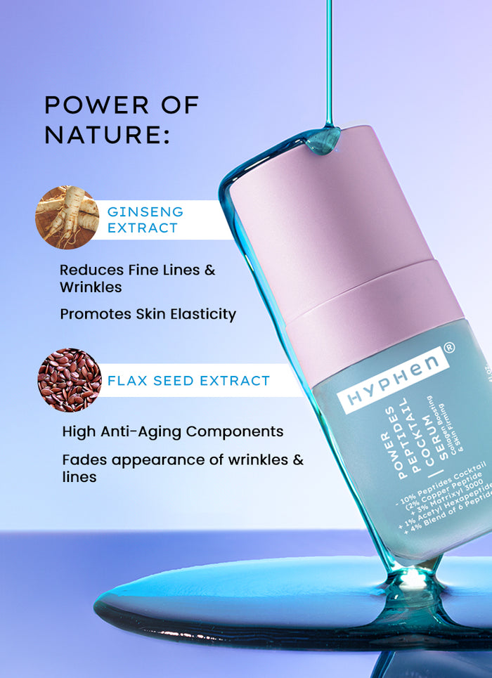 Hyphen 10% Peptide with 2% Copper Peptide Face Serum - how to use directions and skincare routine fit