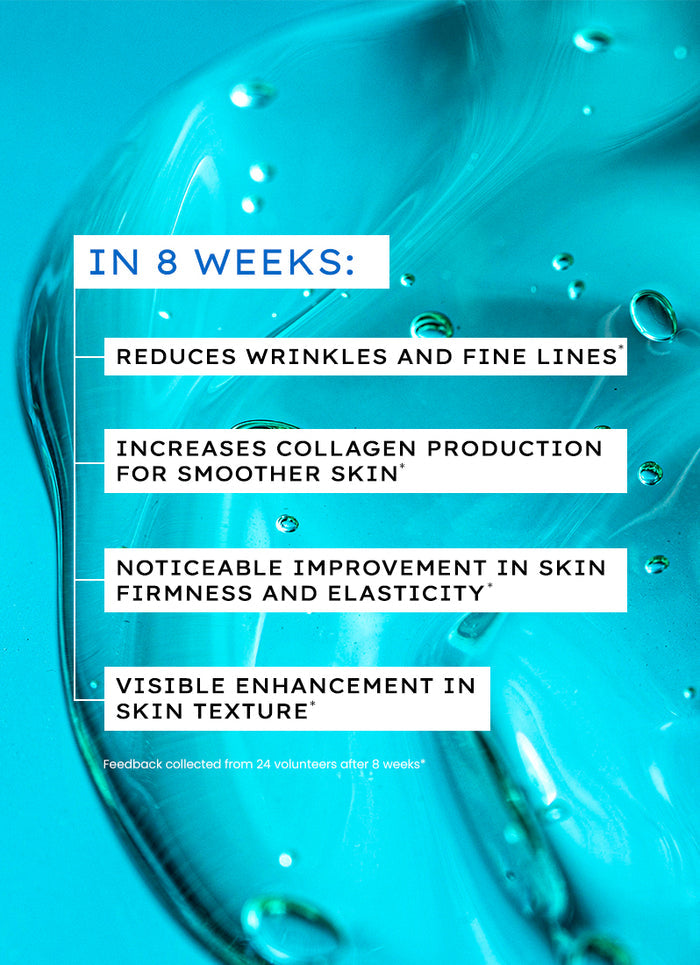 Hyphen 10% Peptide with 2% Copper Peptide Face Serum - skin concern targeting infographic
