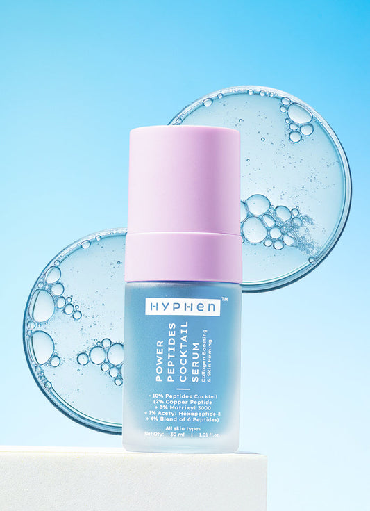 Hyphen 10% peptide with 2% copper peptide face serum - front pack shot